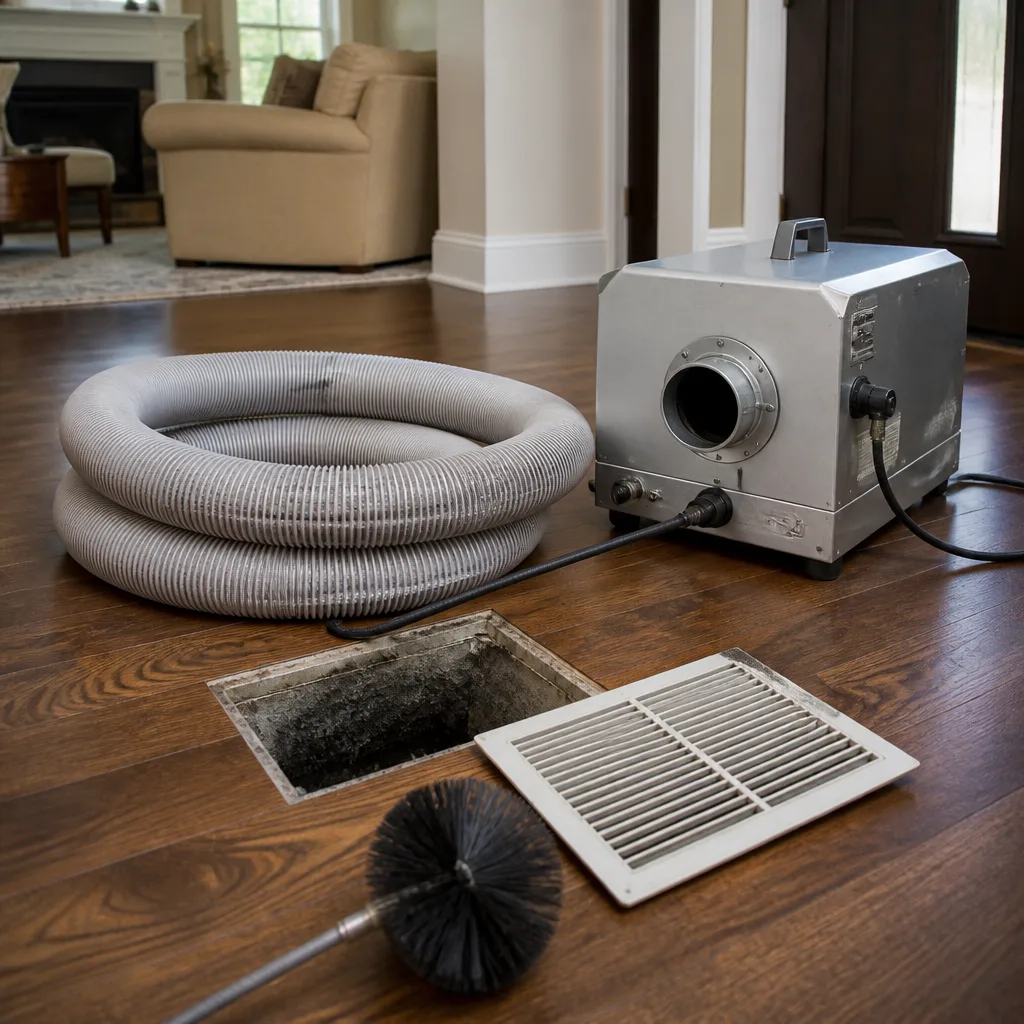 Whole-home duct cleaning